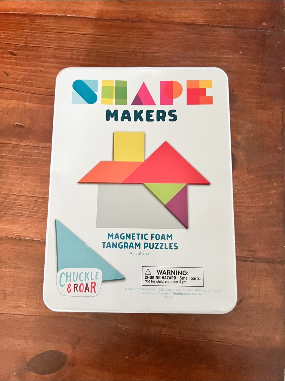 Chuckle & Roar Shape Makers Magnetic Foam Tangram Puzzle Set | STEM Learning Toy